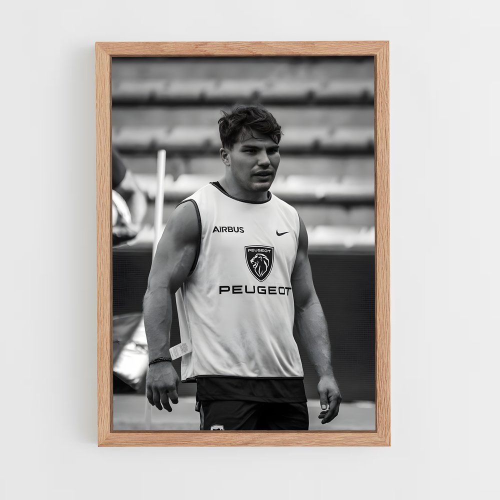 Poster Antoine dupont stades – affiche Rugby (vue 4)